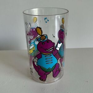 Vintage Barney Kids Plastic Cup 1992 The Lyons Group